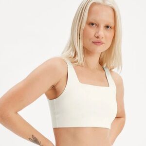 Ivory Girlfriend Collective Tommy Sports Bra